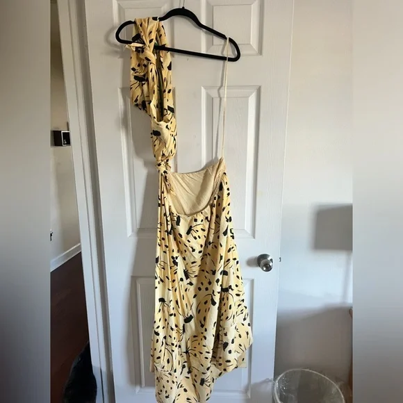 NWT Farm Rio Banana Bossa Midi Dress - Picture 3 of 4